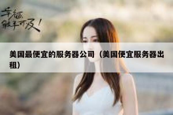 美国最便宜的服务器公司（美国便宜服务器出租）