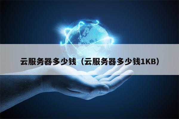 云服务器多少钱（云服务器多少钱1KB）